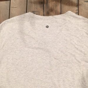 Men’s Large Grey Lululemon V-Neck T-Shirt